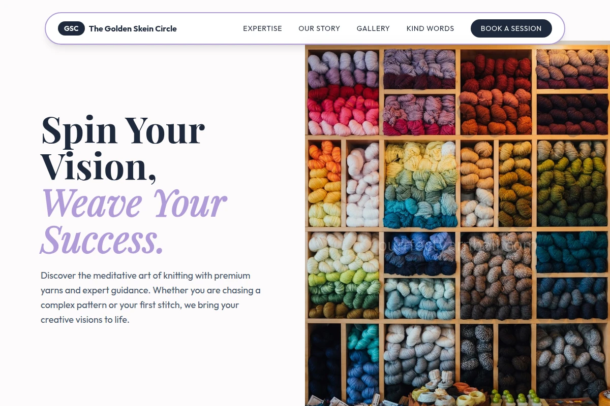 Knitter Knitting