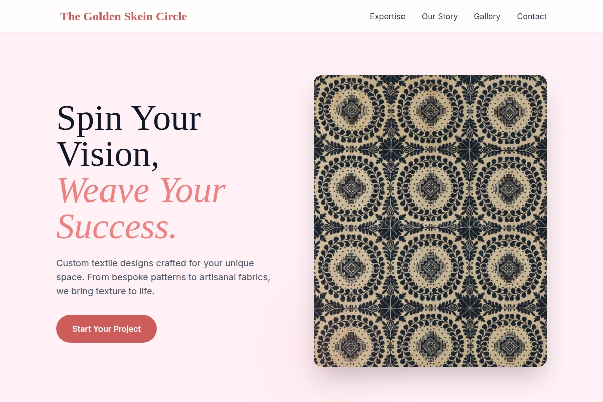 Spindle Textile Design